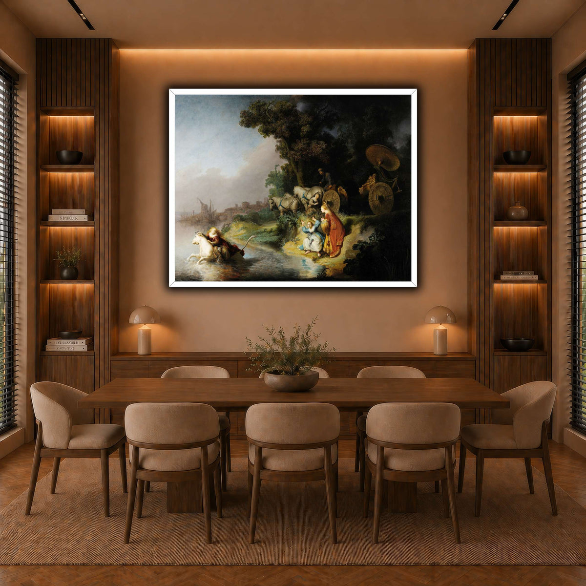 The_Abduction_of_Europa_Rembrandt-van-Rijn warm-dining room