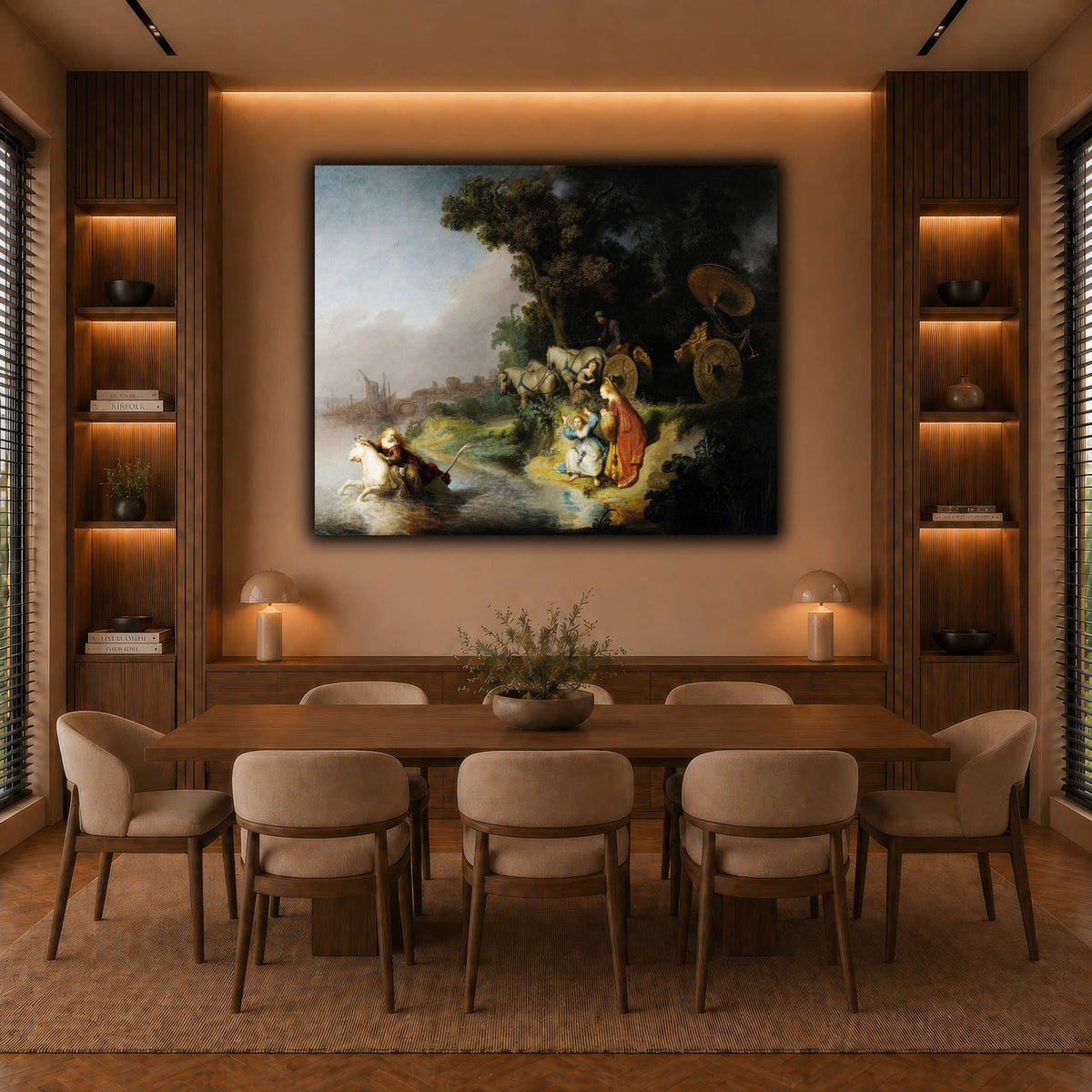 The_Abduction_of_Europa_Rembrandt-van-Rijn warm-dining room