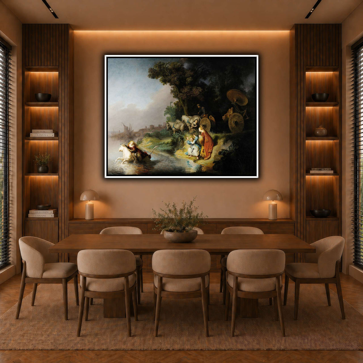 The_Abduction_of_Europa_Rembrandt-van-Rijn warm-dining room