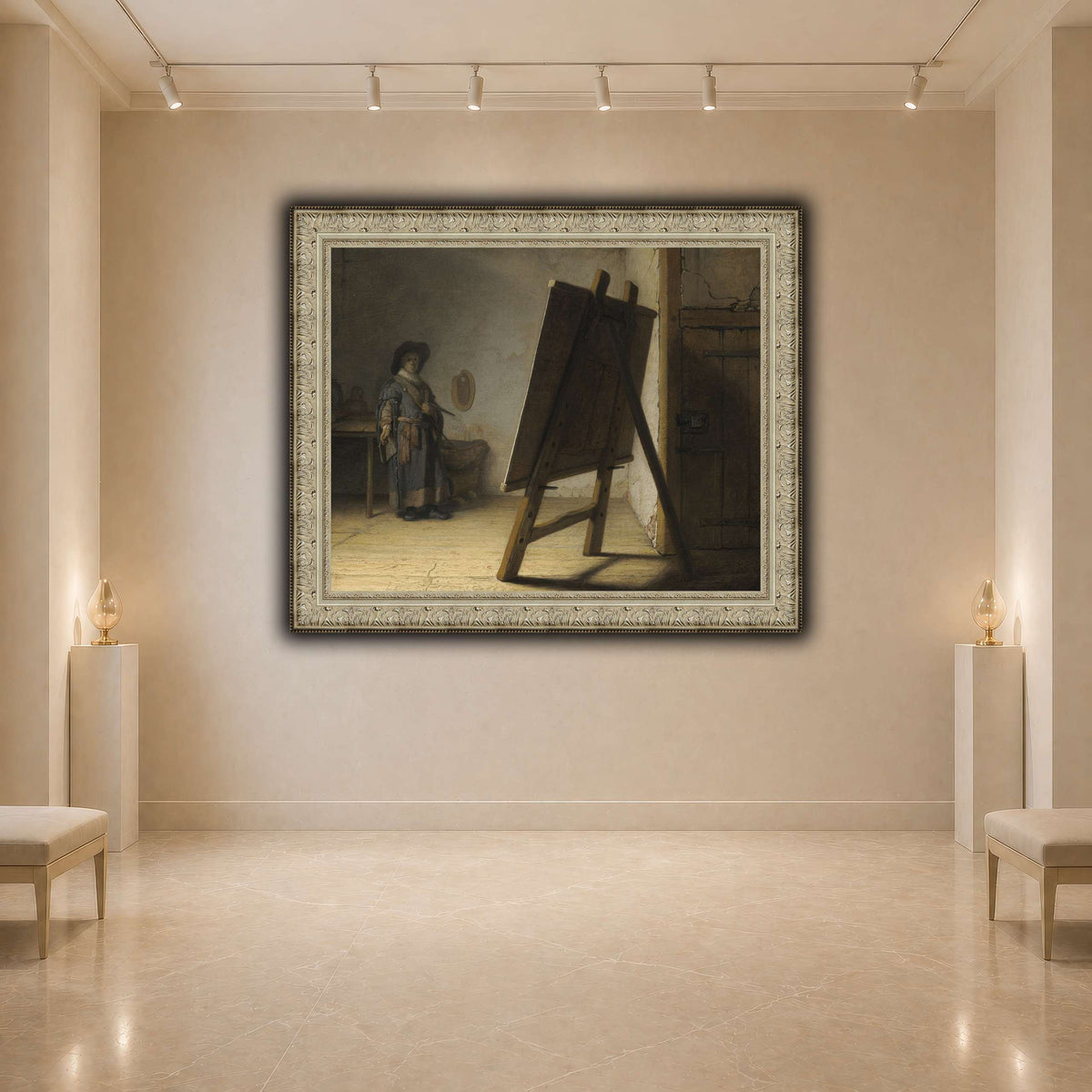 The_Artist_in_his_studio_Rembrandt-van-Rijn light neutral- agallery