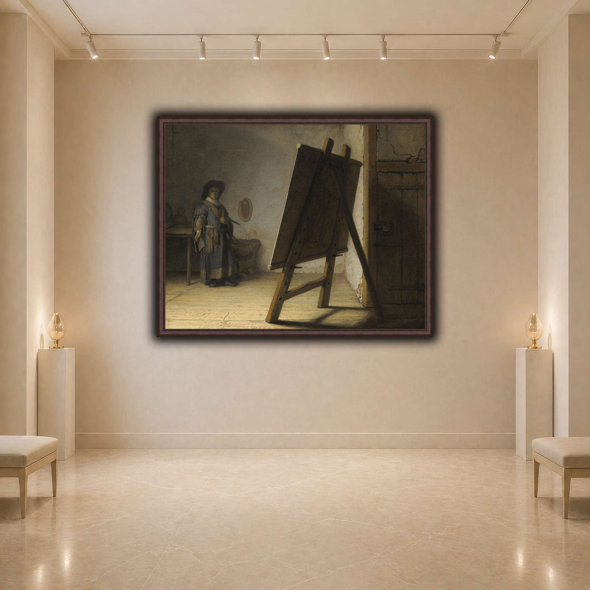 The_Artist_in_his_studio_Rembrandt-van-Rijn light neutral- agallery