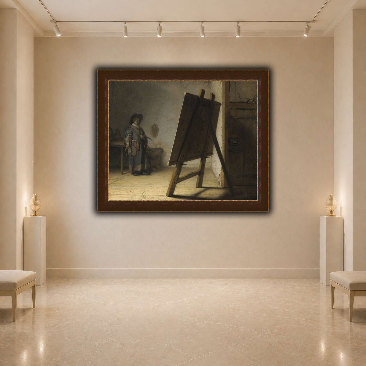 The_Artist_in_his_studio_Rembrandt-van-Rijn light neutral- agallery