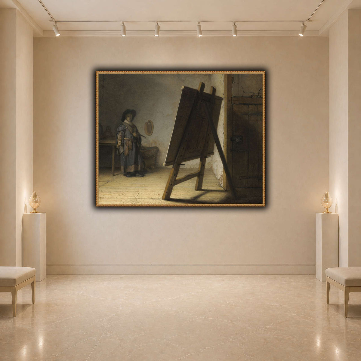 The_Artist_in_his_studio_Rembrandt-van-Rijn light neutral- agallery