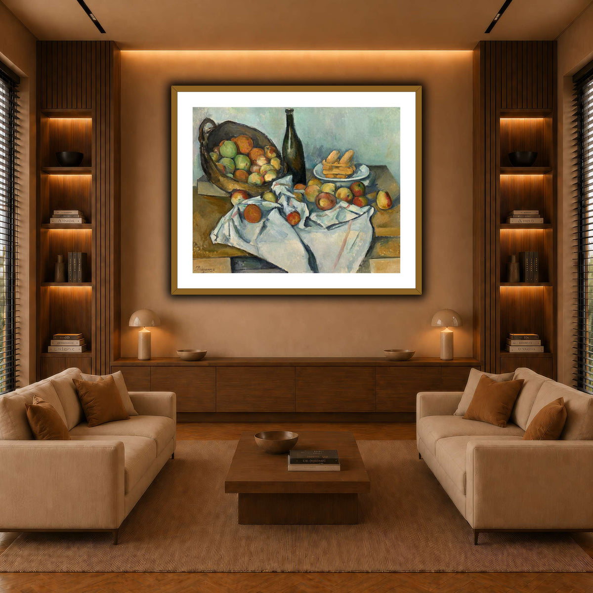 The_Basket_of_Apples_Paul_Cezanne warm-living-room