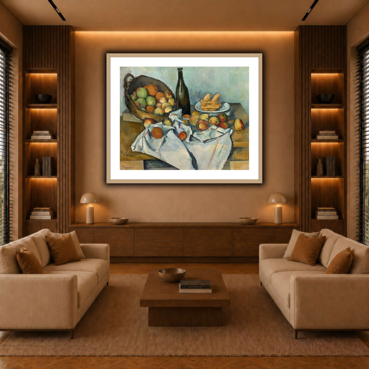 The_Basket_of_Apples_Paul_Cezanne warm-living-room