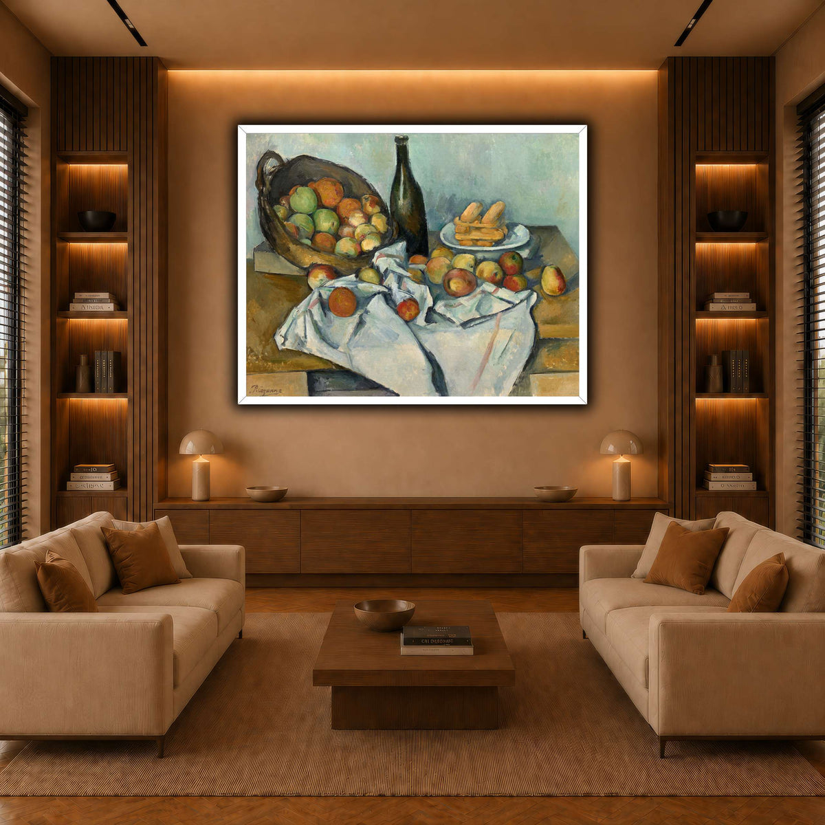 The_Basket_of_Apples_Paul_Cezanne warm-living-room