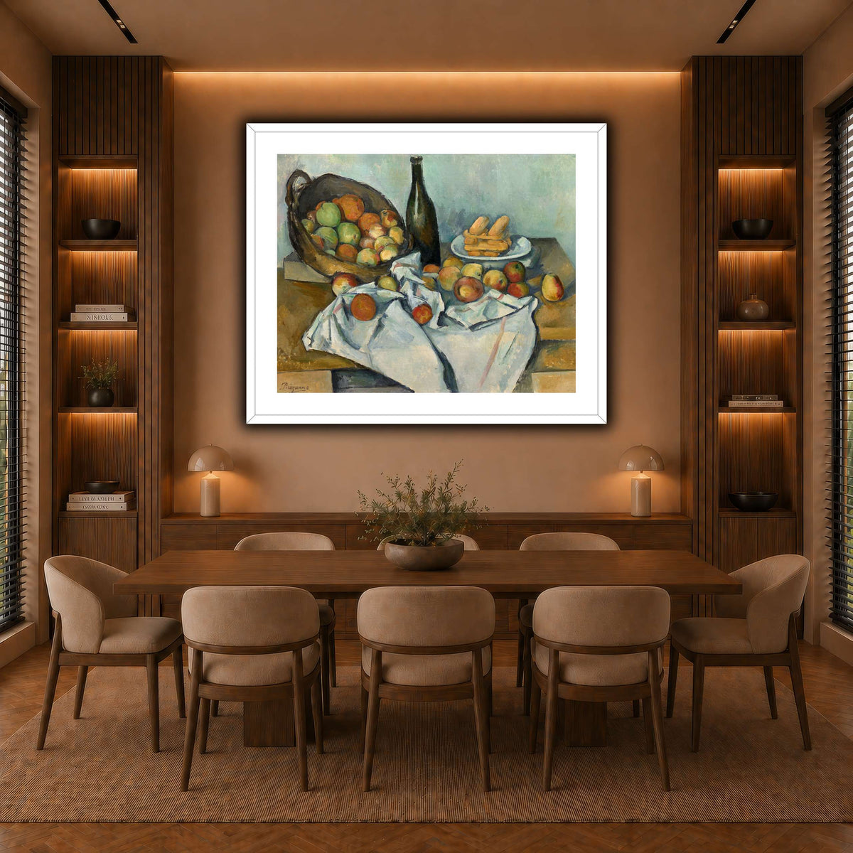 The_Basket_of_Apples_Paul_Cezanne warm-dining room