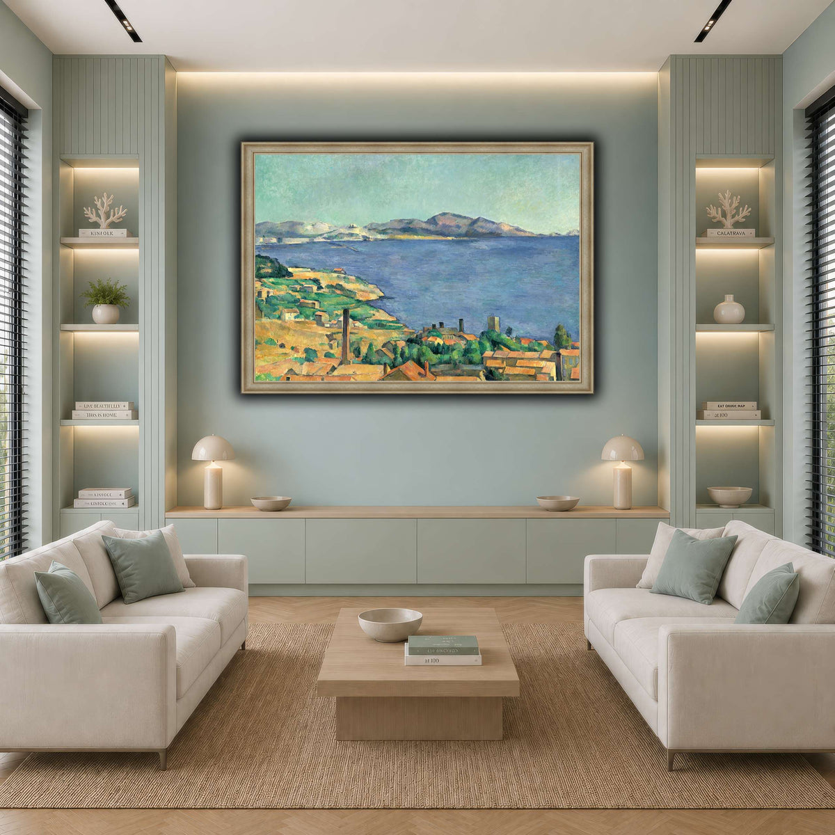 The_Gulf_of_Marseilles_Seen_from_L'Estaque_Paul_Cezanne cool-living room
