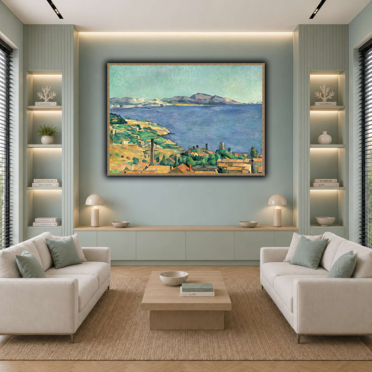 The_Gulf_of_Marseilles_Seen_from_L'Estaque_Paul_Cezanne cool-living room