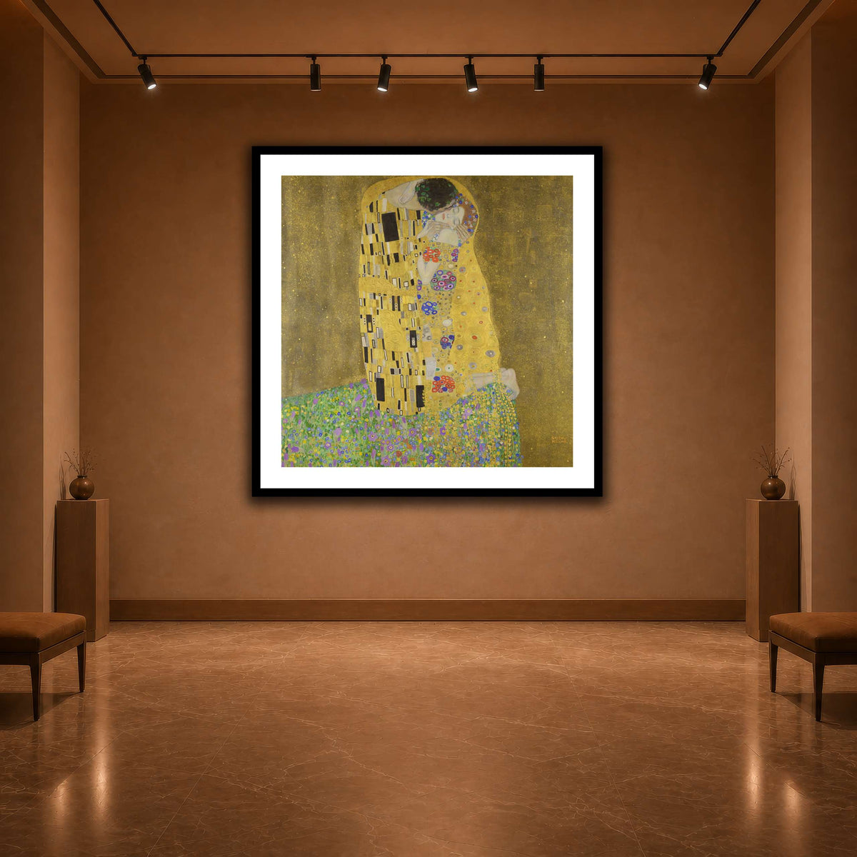 The_Kiss_-_Gustav_Klimt warm-agallery