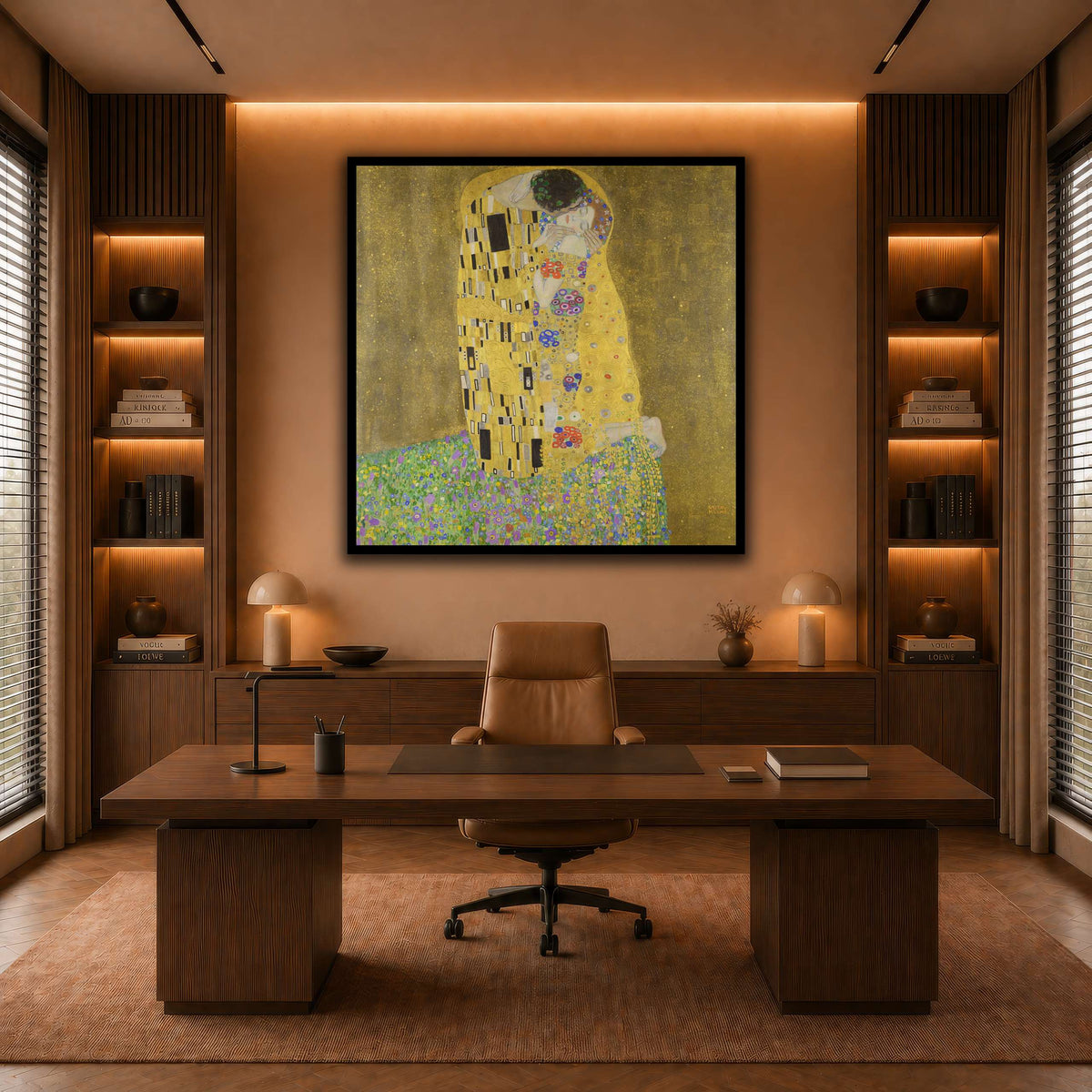 The_Kiss_-_Gustav_Klimt warm-office