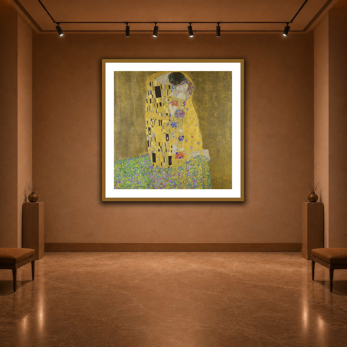 The_Kiss_-_Gustav_Klimt warm-agallery