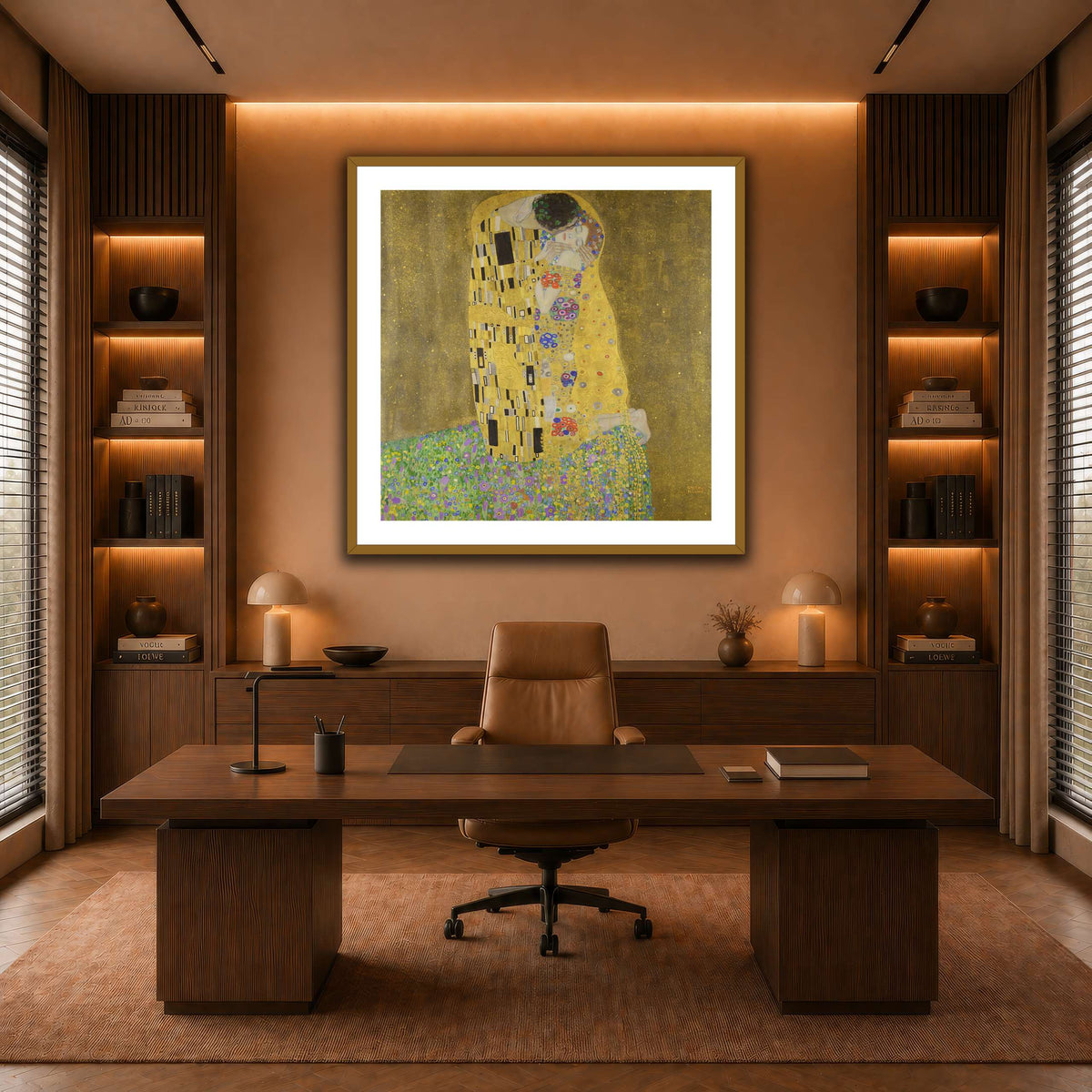 The_Kiss_-_Gustav_Klimt warm-office