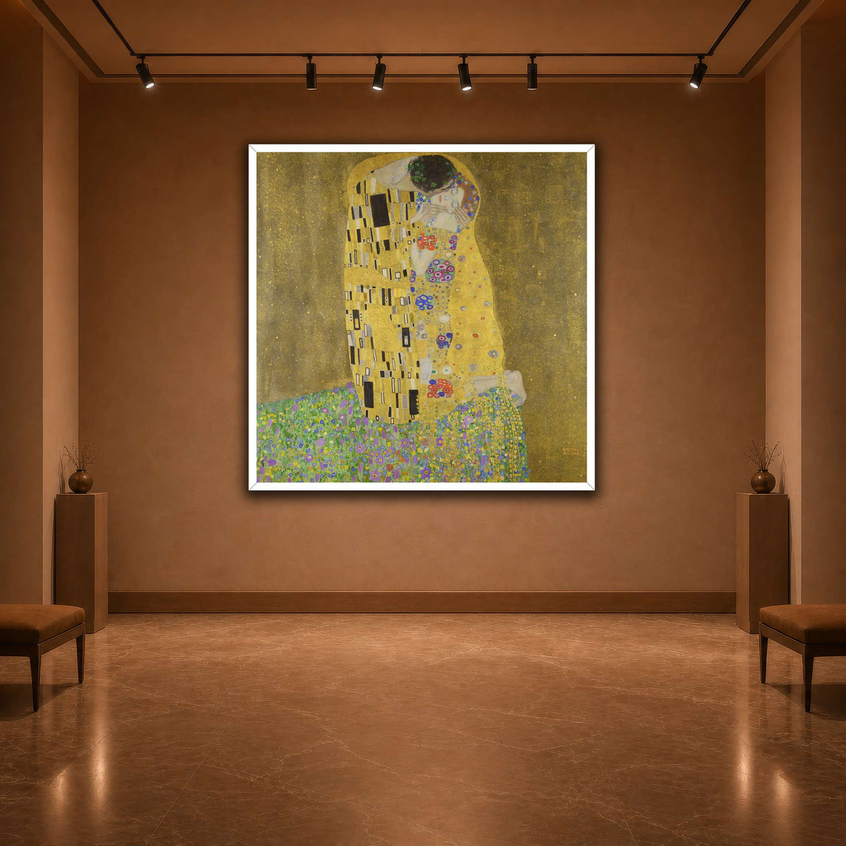 The_Kiss_-_Gustav_Klimt warm-agallery