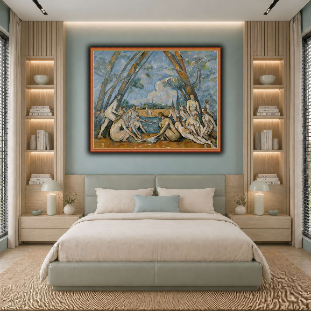 The_Large_Bathers_by_Paul_Cezanne cool-bedroom