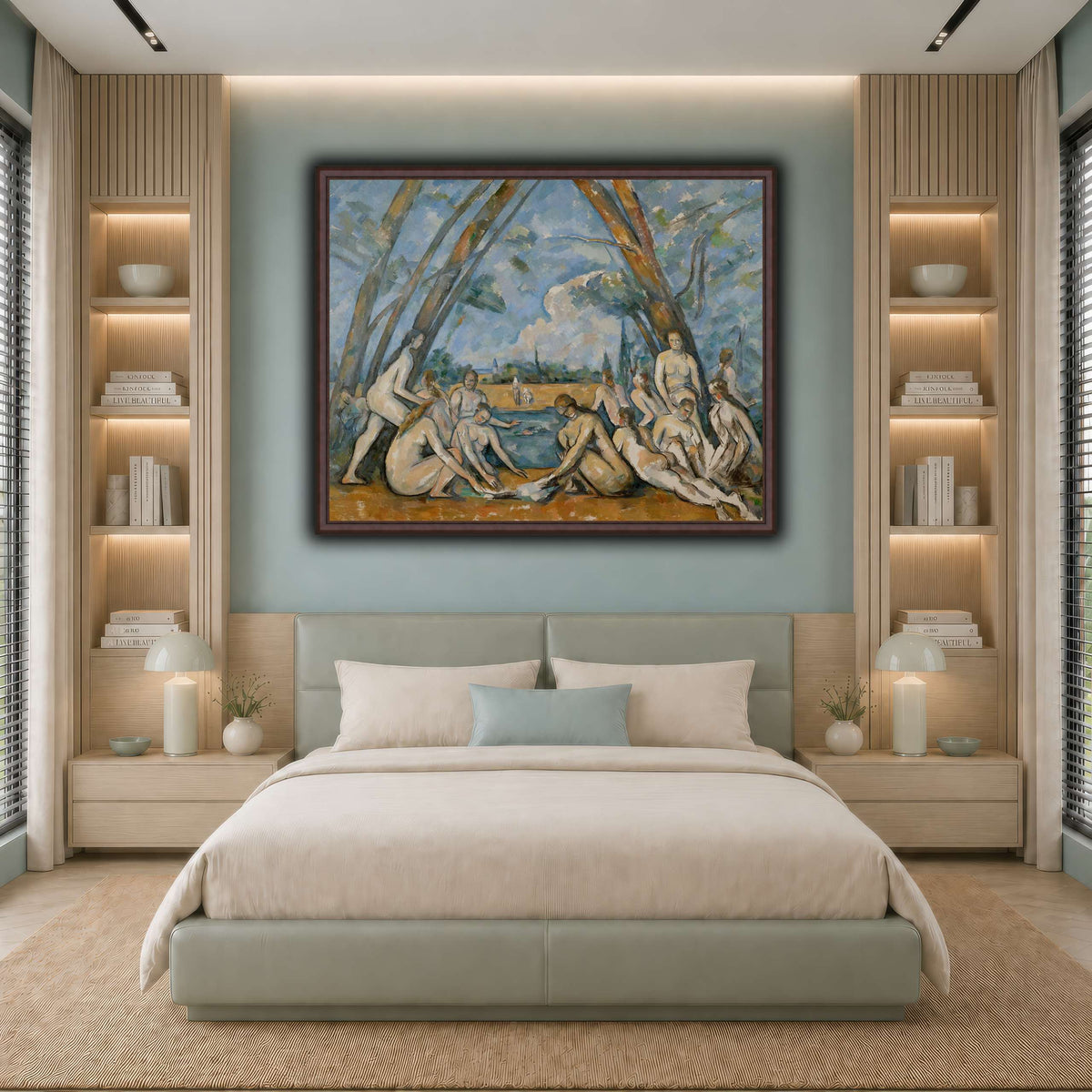 The_Large_Bathers_by_Paul_Cezanne cool-bedroom