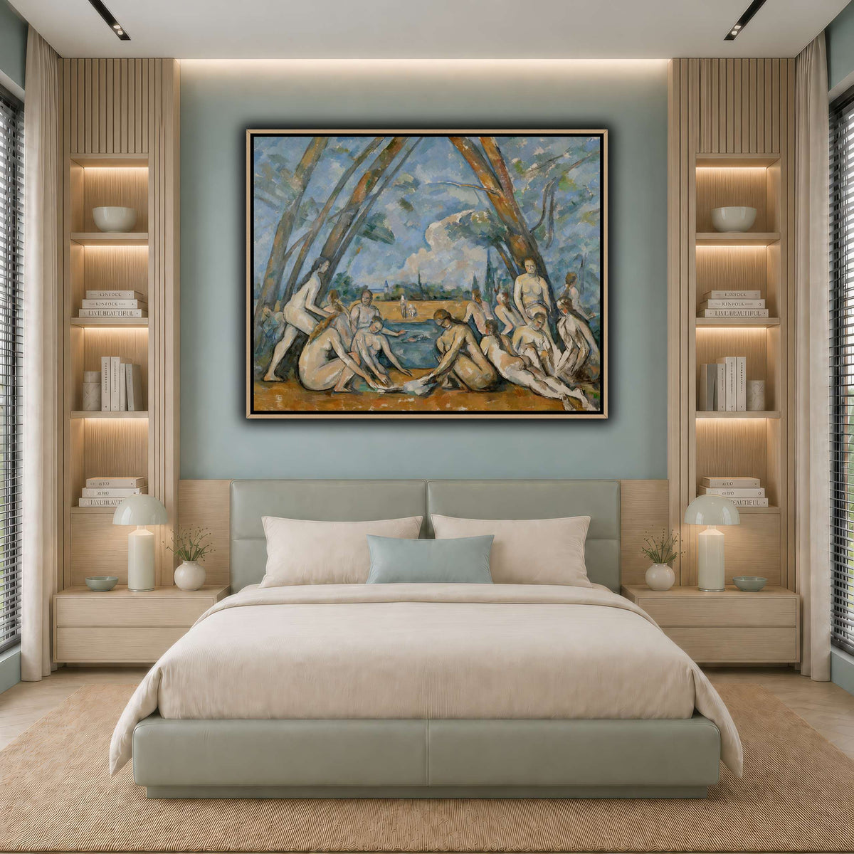 The_Large_Bathers_by_Paul_Cezanne cool-bedroom