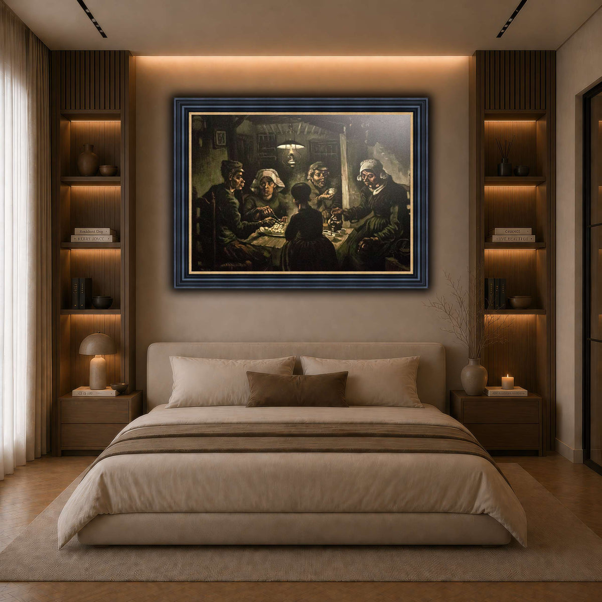 The_Potato_Eaters dark neutral-bedroom