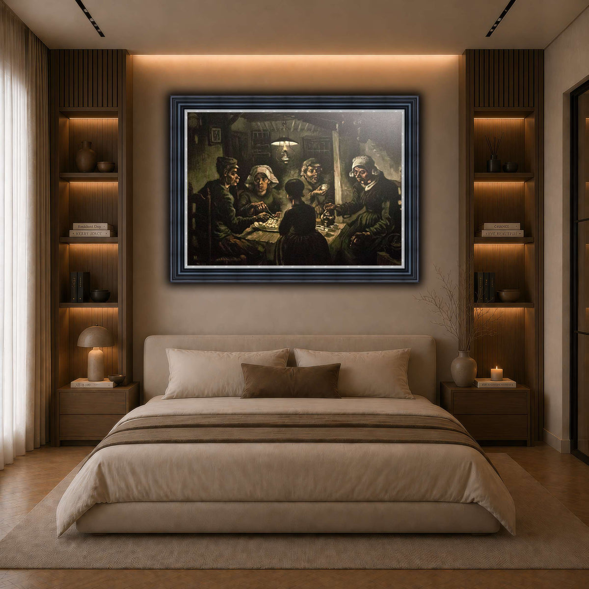 The_Potato_Eaters dark neutral-bedroom