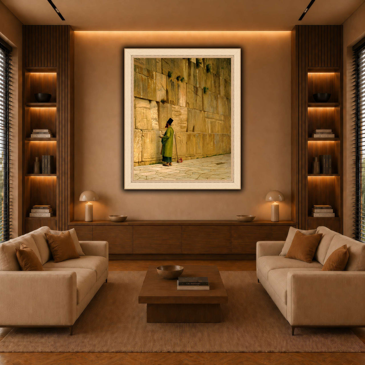 The_Wailing_Wall_Jean-Léon_Gérôme warm-living-room