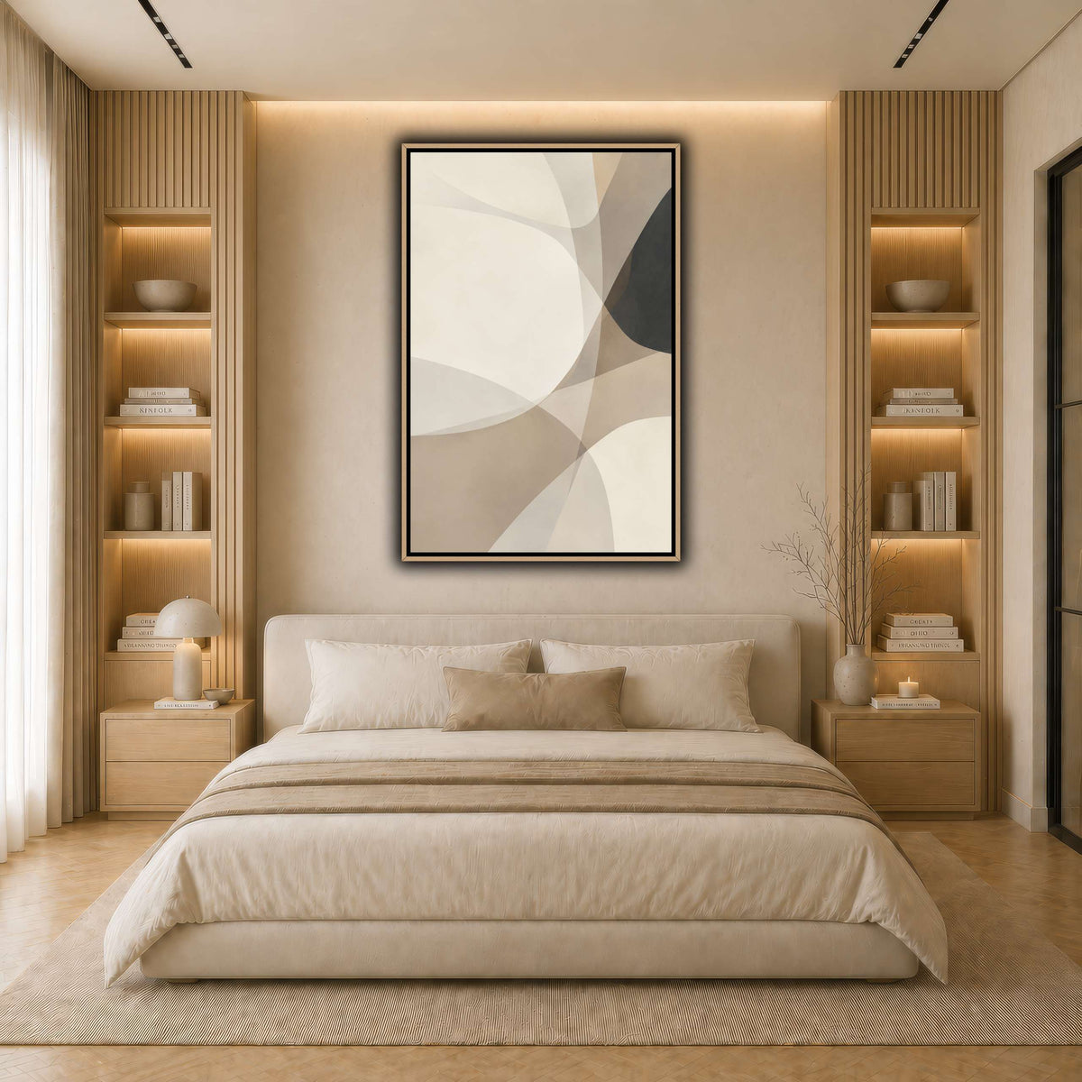 Translucent Neutrals in Motion-7 light neutral- bedroom