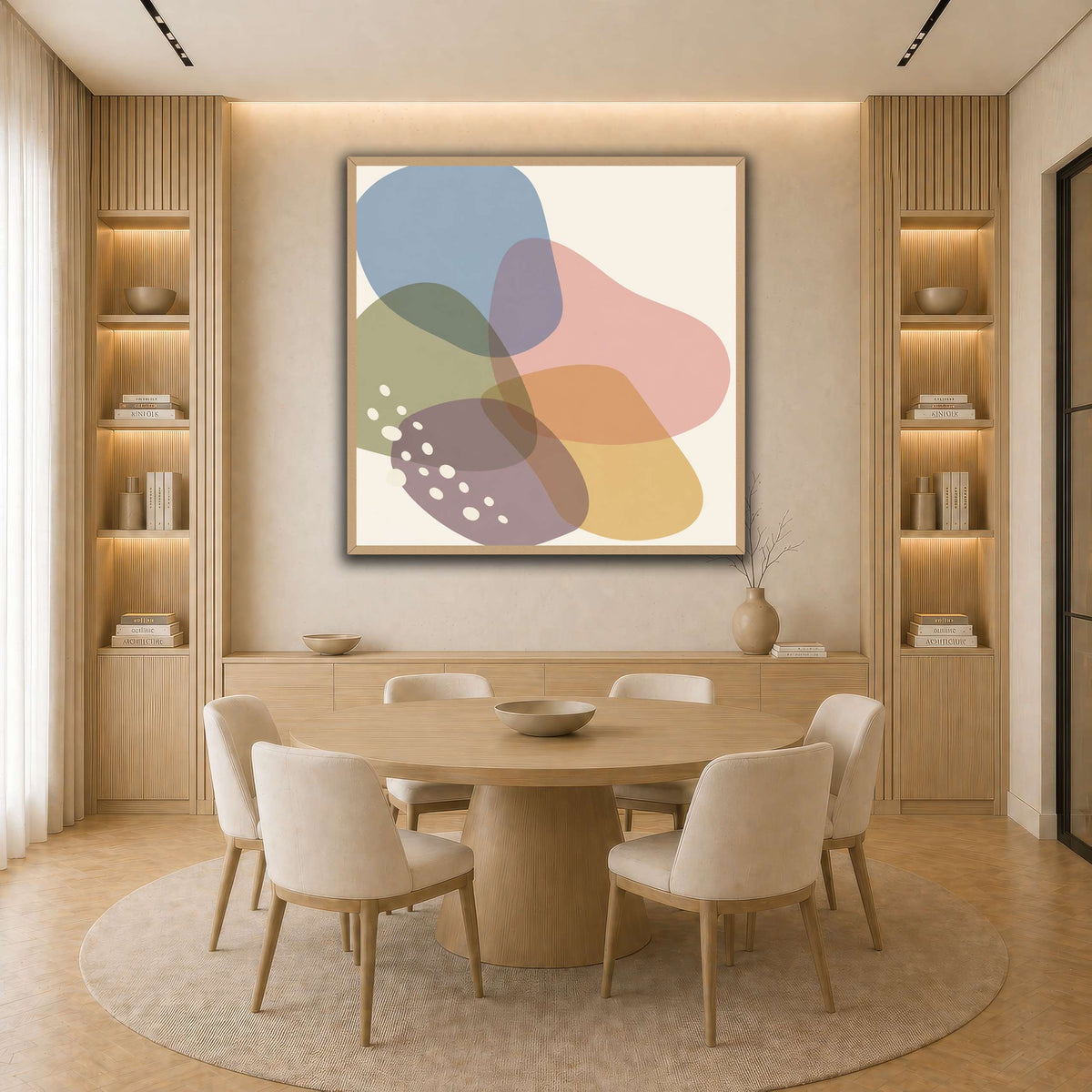 Translucent Polygon Constellation-2 light neutral-dining room