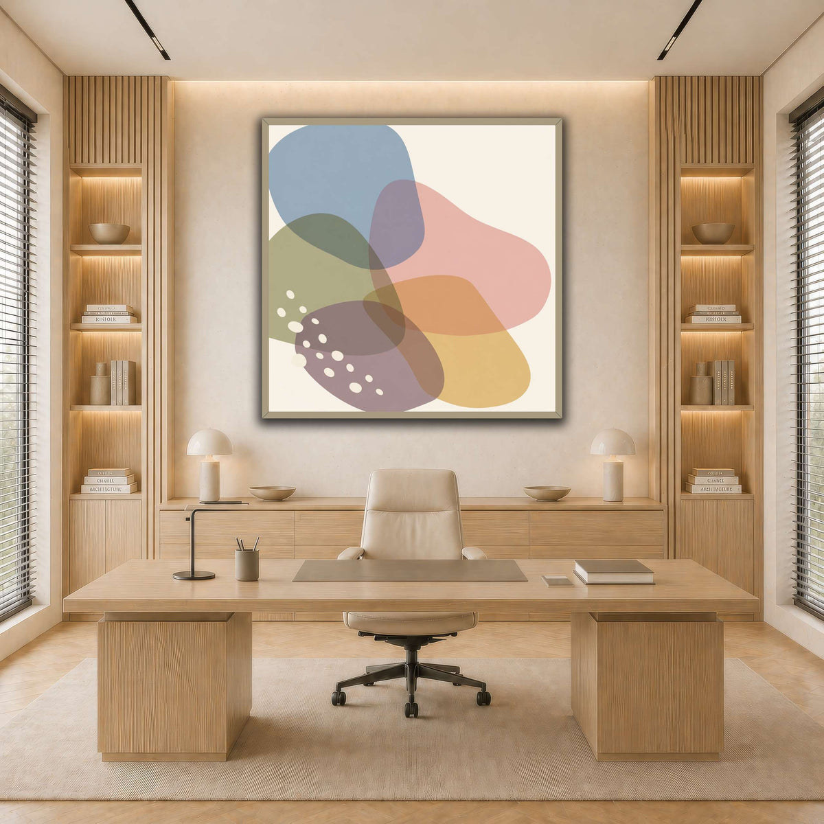 Translucent Polygon Constellation-2 light neutral-office