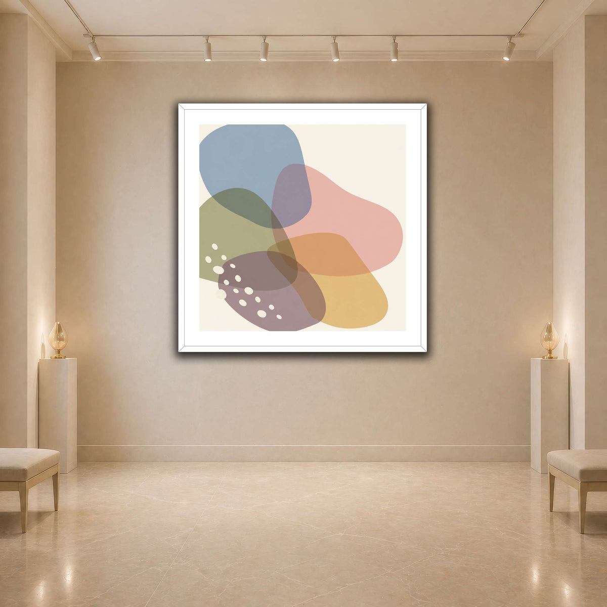 Translucent Polygon Constellation-2 light neutral- agallery