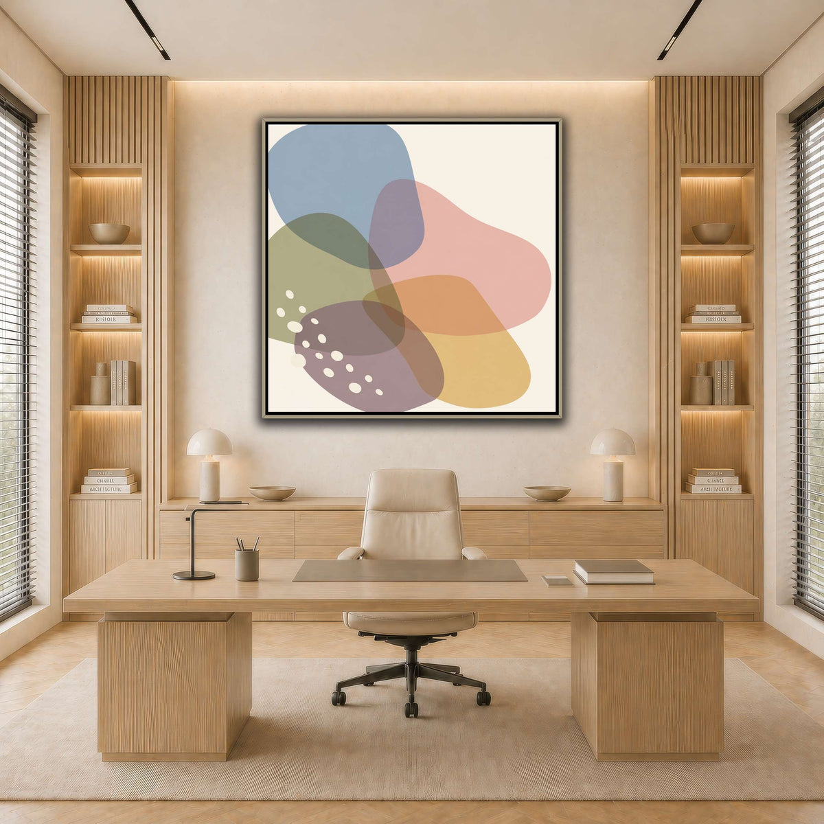 Translucent Polygon Constellation-2 light neutral-office