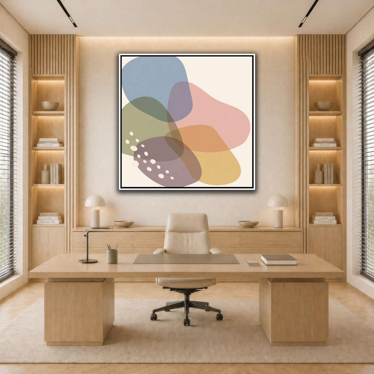 Translucent Polygon Constellation-2 light neutral-office