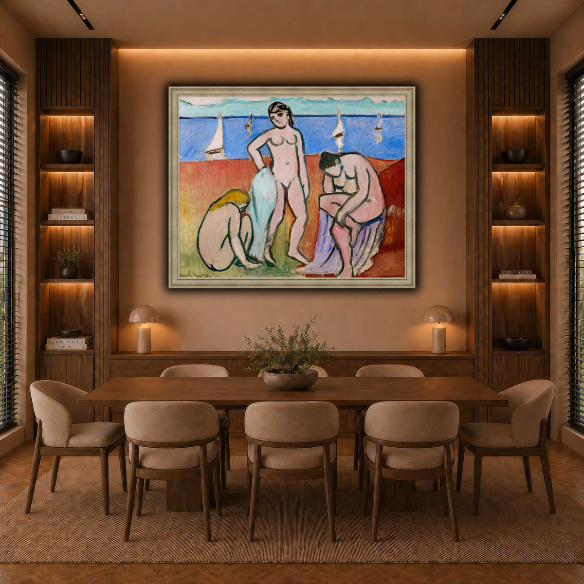 Trois_baigneuses,_par_Henri_Matisse warm-dining room
