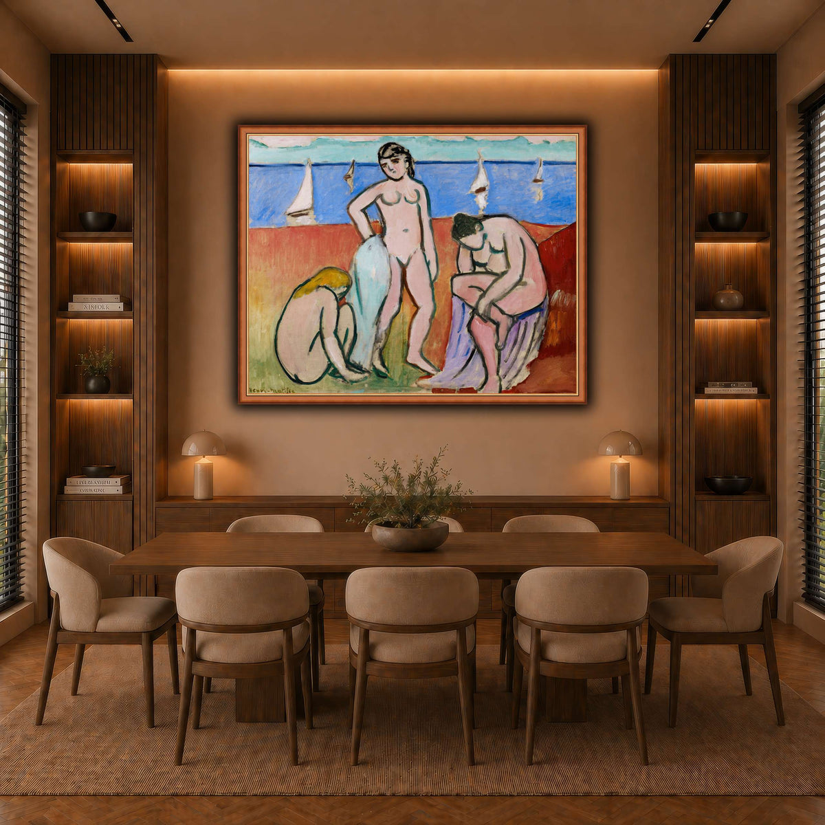 Trois_baigneuses,_par_Henri_Matisse warm-dining room