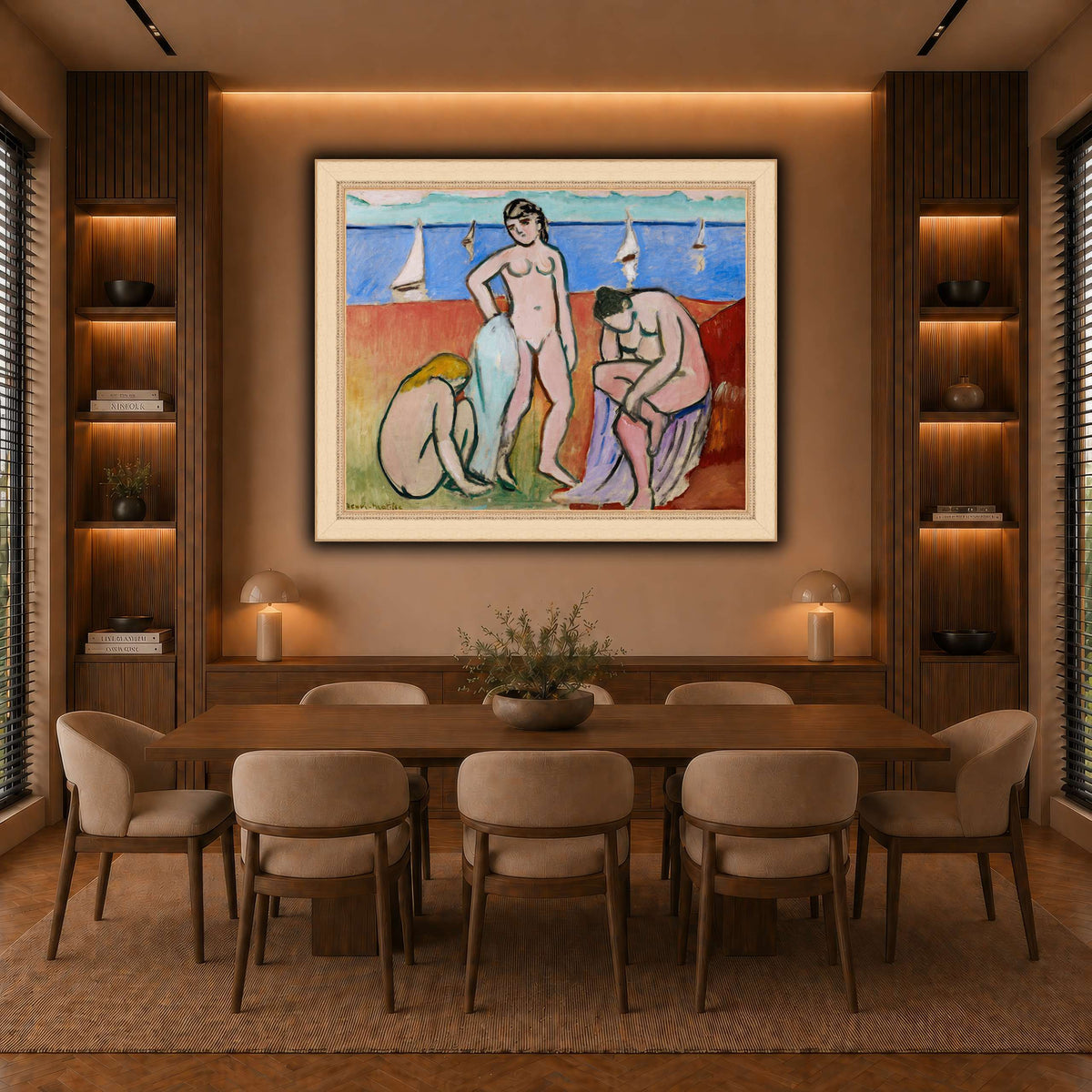 Trois_baigneuses,_par_Henri_Matisse warm-dining room