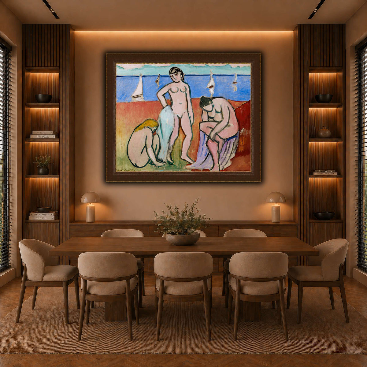 Trois_baigneuses,_par_Henri_Matisse warm-dining room