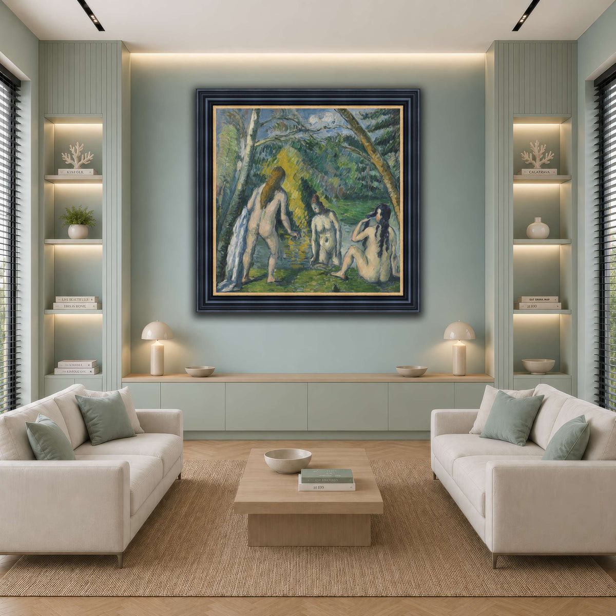 Trois_baigneuses_by_Paul_Cezanne cool-living room