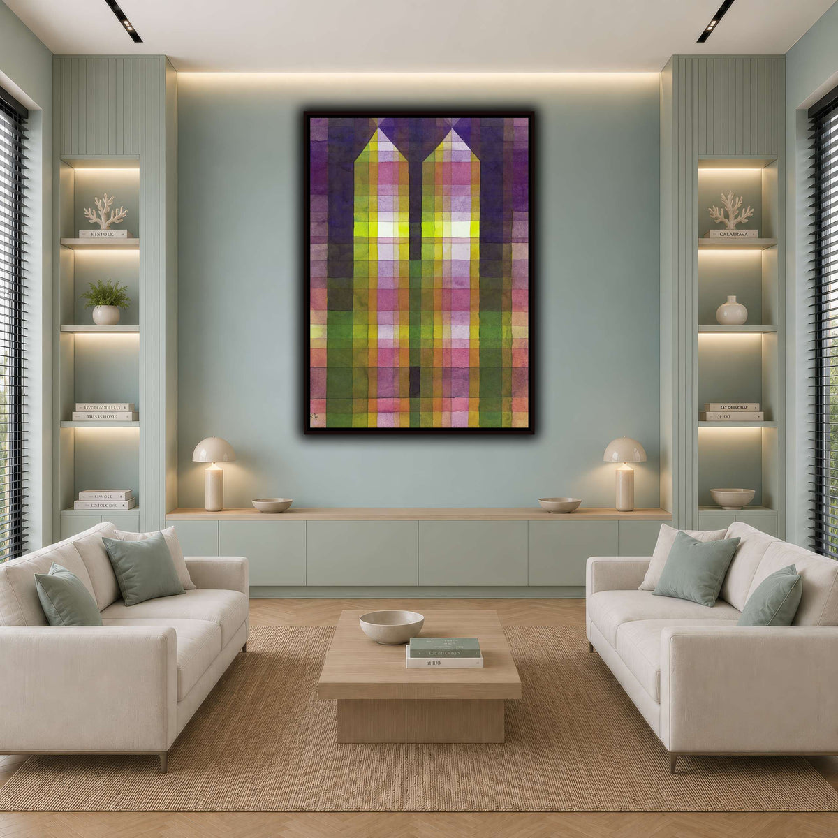 Twin-Tower-1923-1923_paul-klee cool-living room