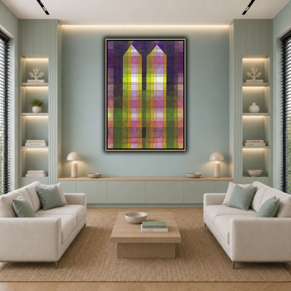 Twin-Tower-1923-1923_paul-klee cool-living room