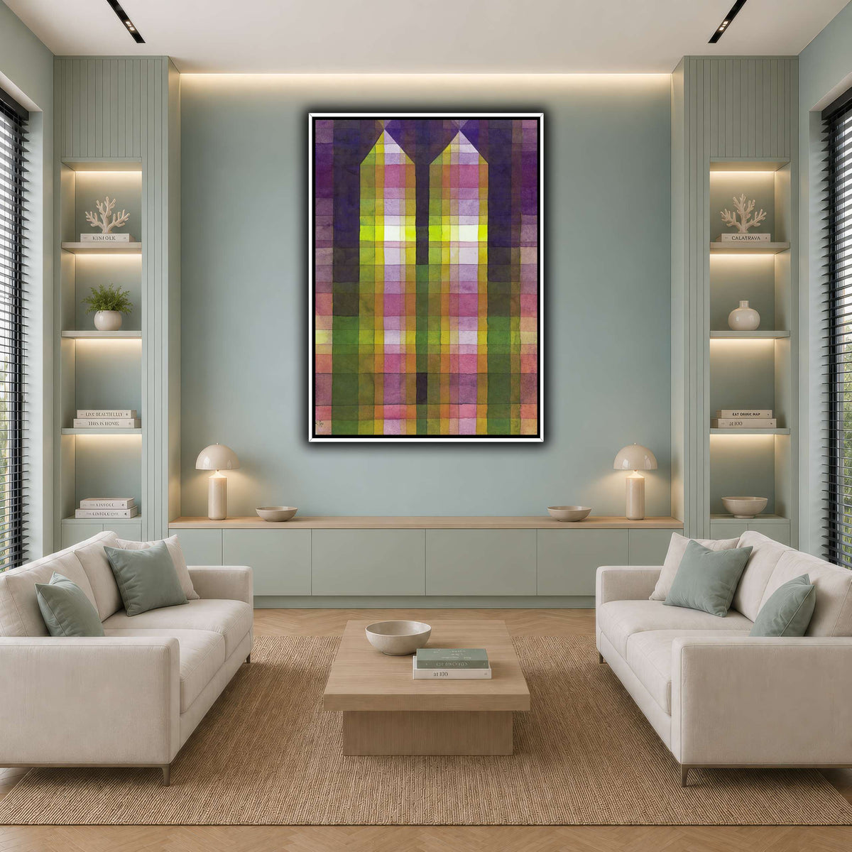 Twin-Tower-1923-1923_paul-klee cool-living room