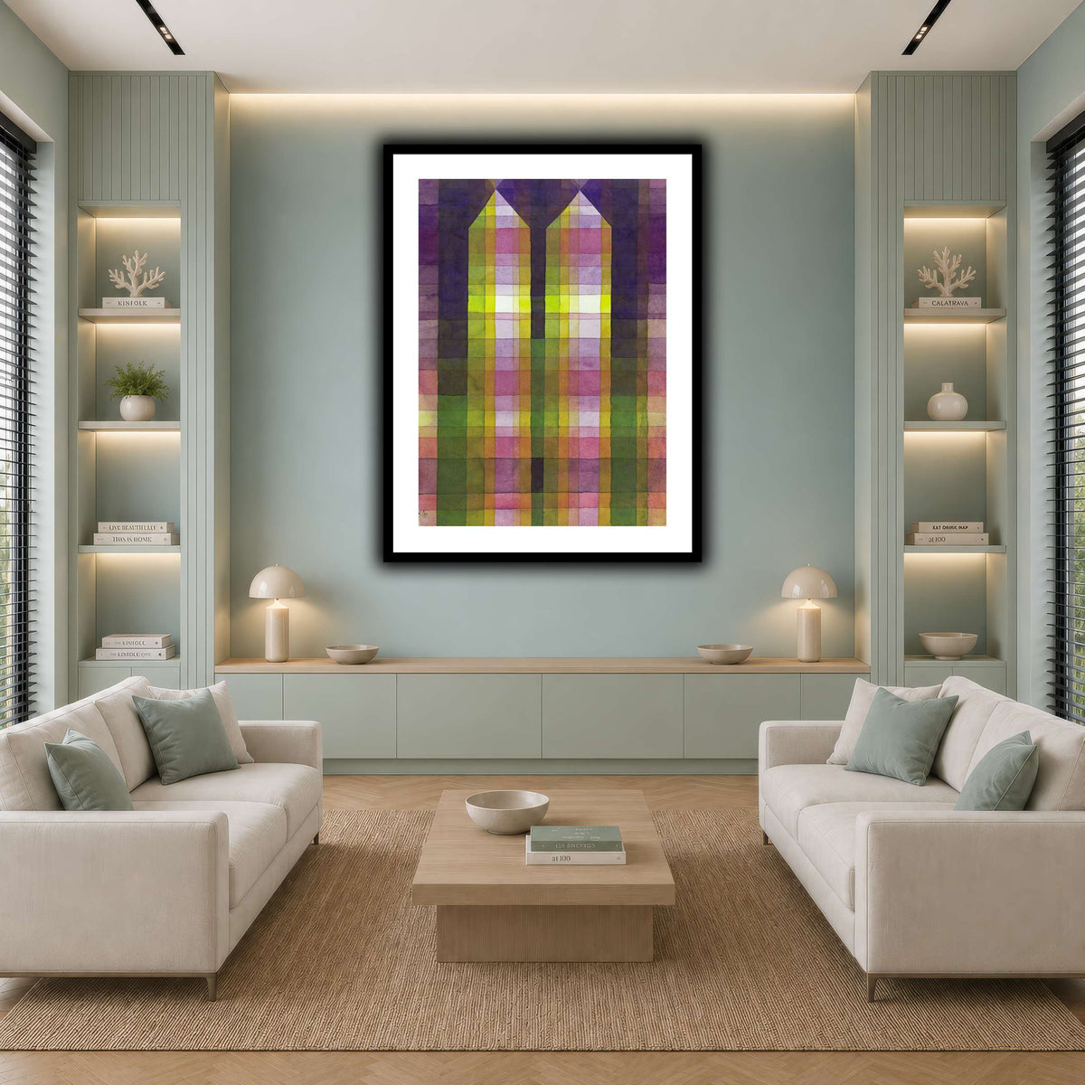 Twin-Tower-1923-1923_paul-klee cool-living room