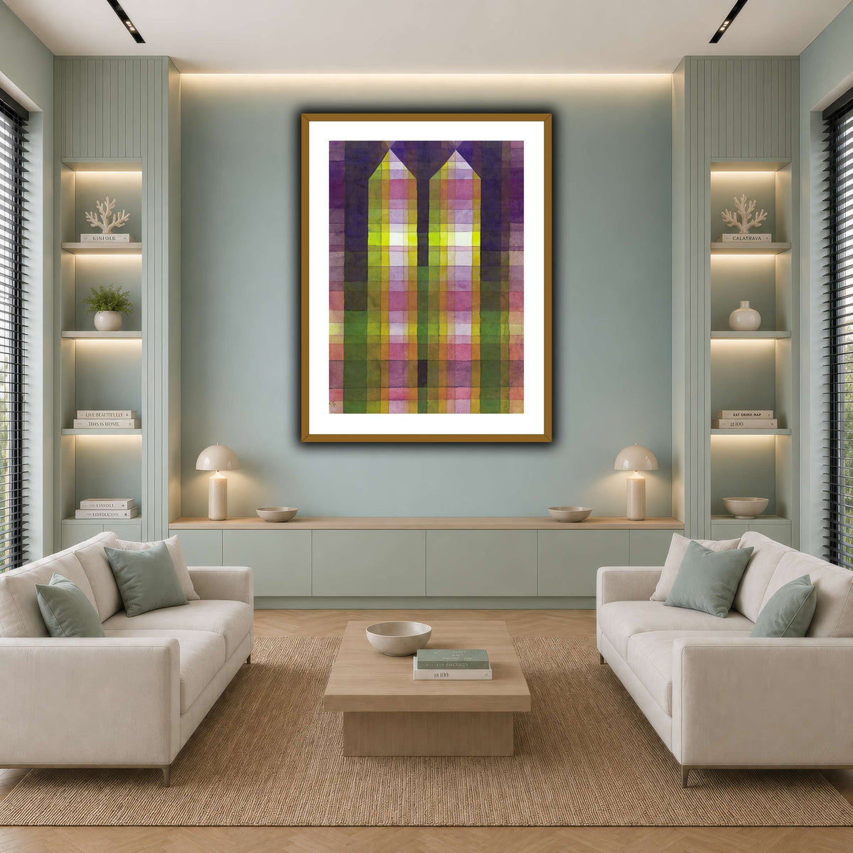Twin-Tower-1923-1923_paul-klee cool-living room