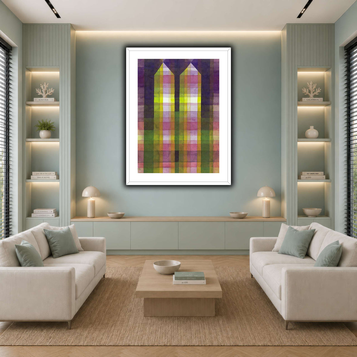 Twin-Tower-1923-1923_paul-klee cool-living room