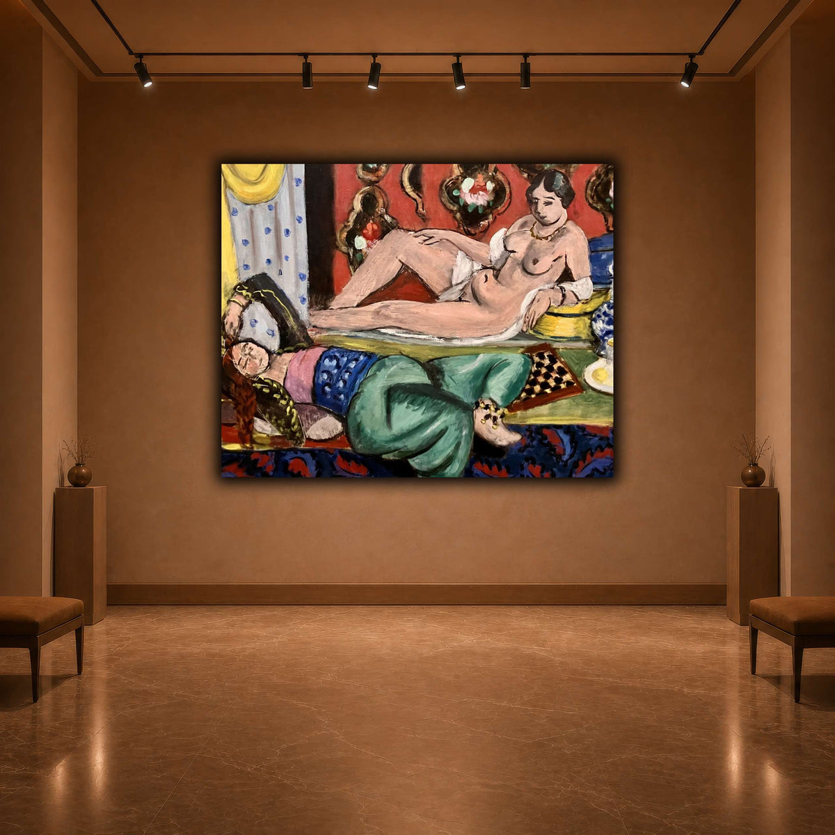Two_Odalisques_Henri_Matisse warm-agallery