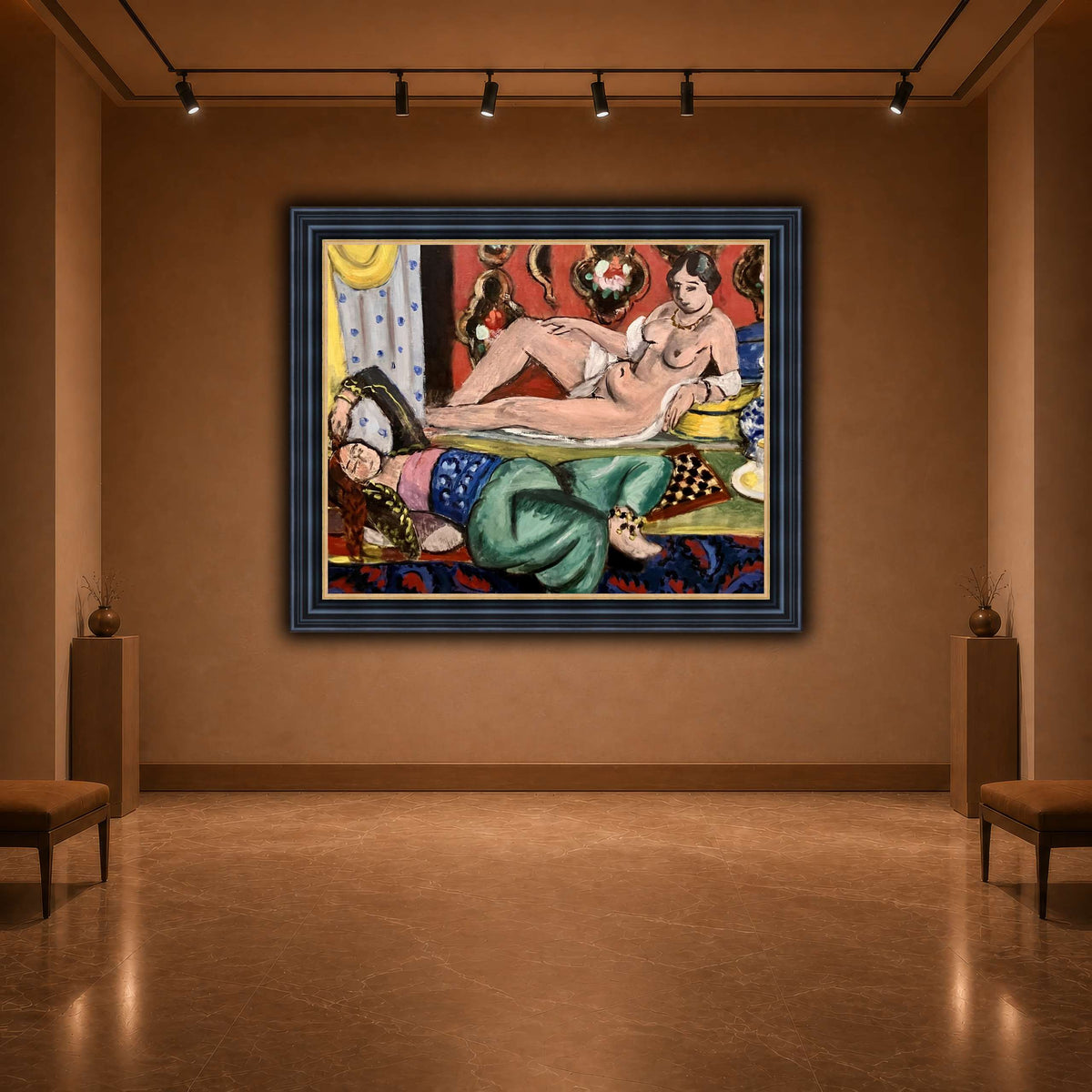 Two_Odalisques_Henri_Matisse warm-agallery