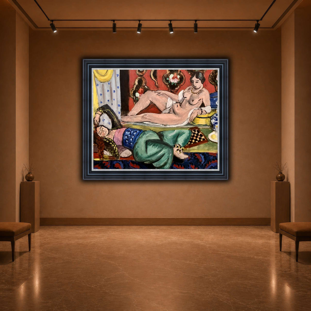 Two_Odalisques_Henri_Matisse warm-agallery