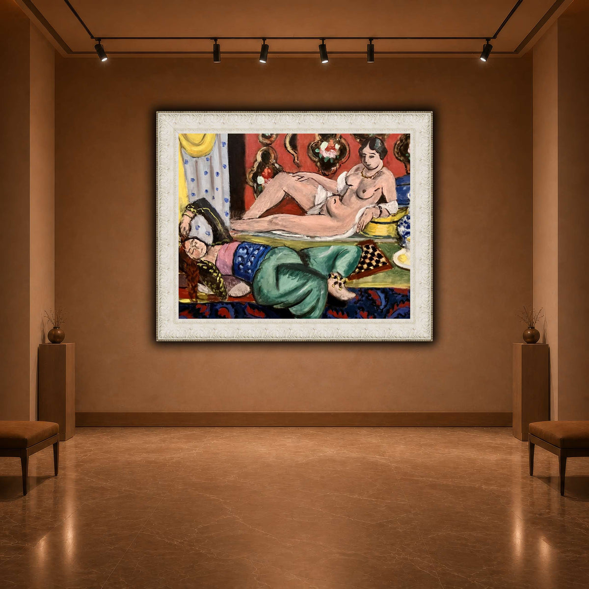 Two_Odalisques_Henri_Matisse warm-agallery