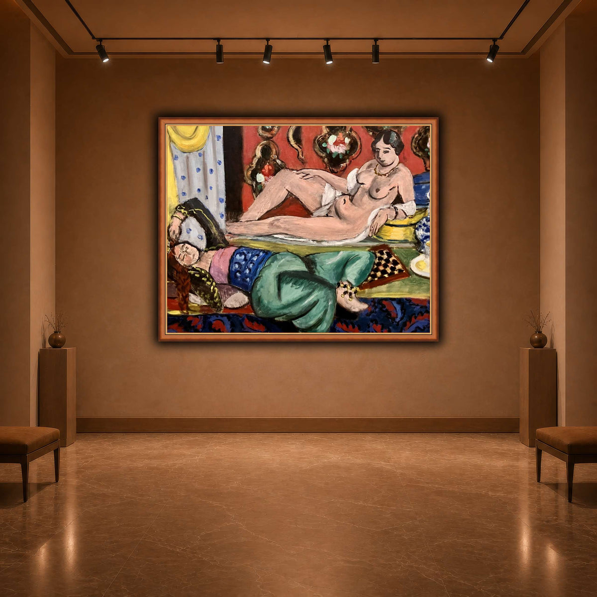 Two_Odalisques_Henri_Matisse warm-agallery
