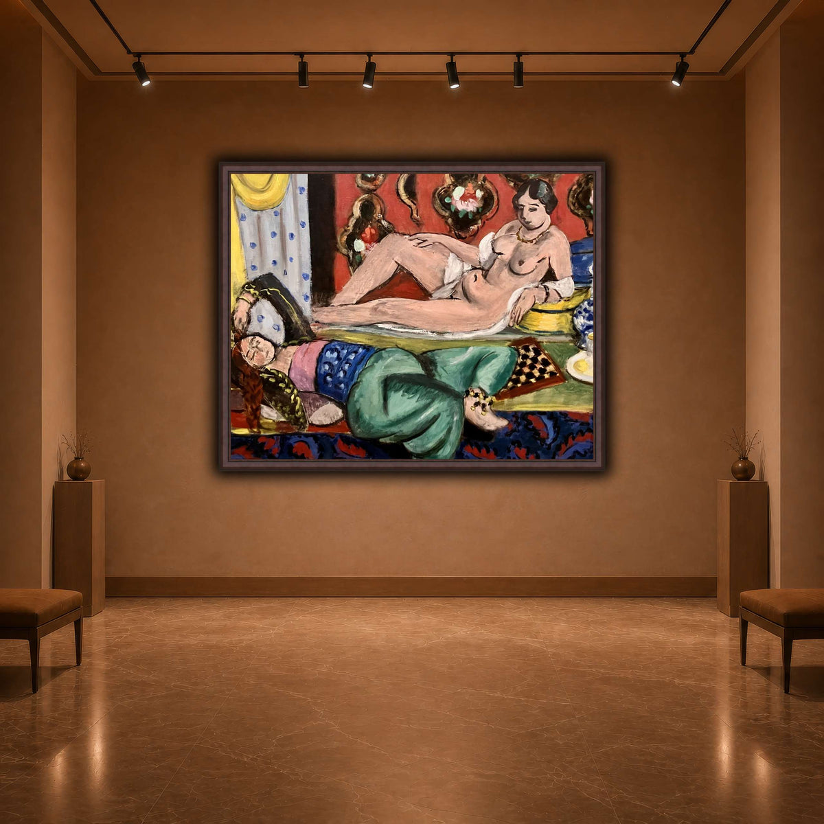 Two_Odalisques_Henri_Matisse warm-agallery