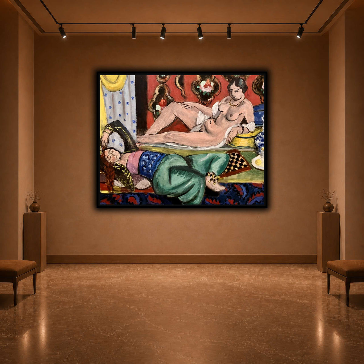Two_Odalisques_Henri_Matisse warm-agallery