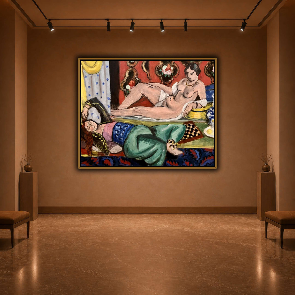 Two_Odalisques_Henri_Matisse warm-agallery