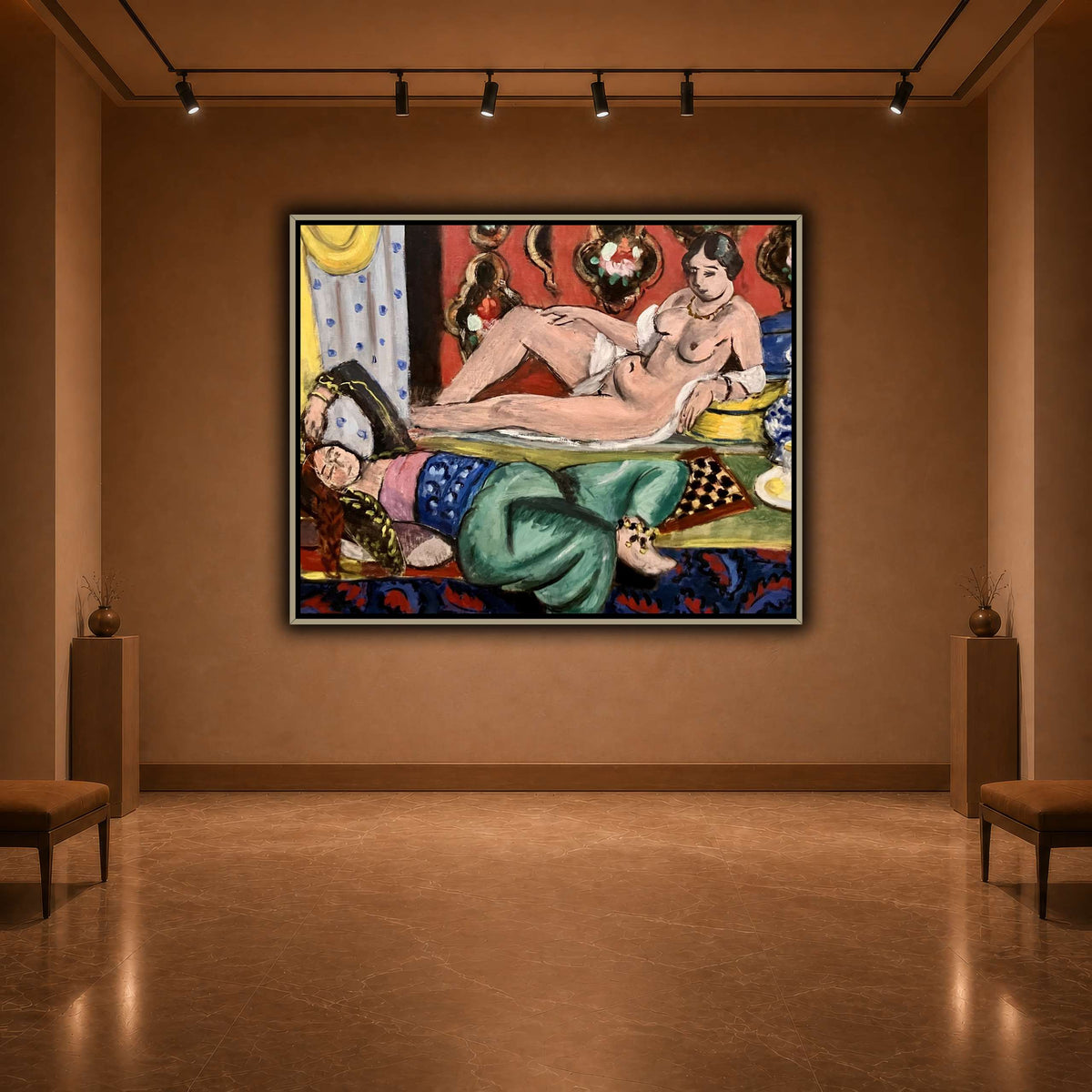 Two_Odalisques_Henri_Matisse warm-agallery